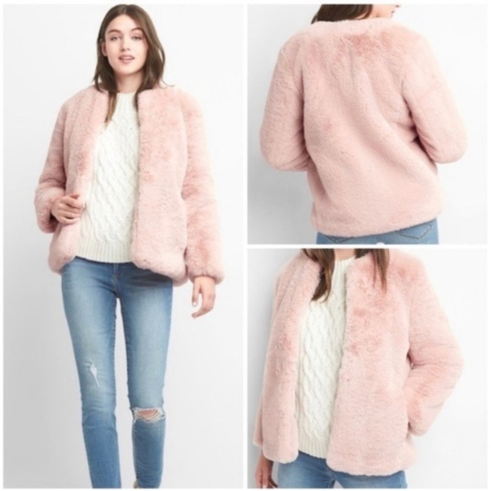 DONATED Gap Faux Fur Coat